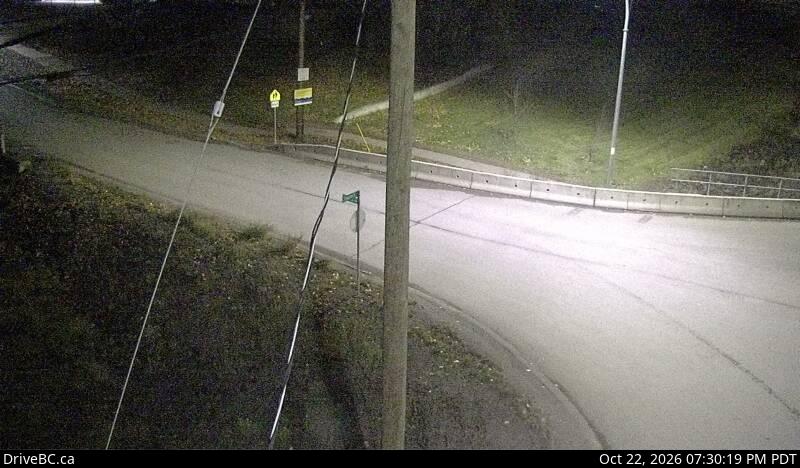 DriveBC camera: Highway 16 at Hankin Road in Telkwa, looking east.