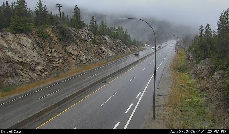 Coquihalla Lakes — South — Hwy 5 about 61 km south of Merritt, looking south