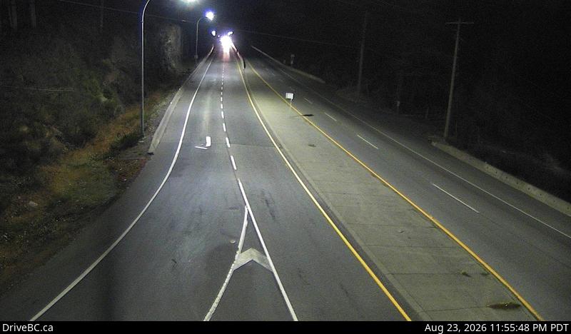 DriveBC webcam: Malahat Drive — North on Highway 1 (Malahat)