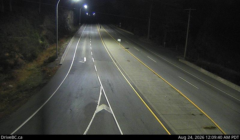 DriveBC webcam: Malahat Drive — North on Highway 1 (Malahat)