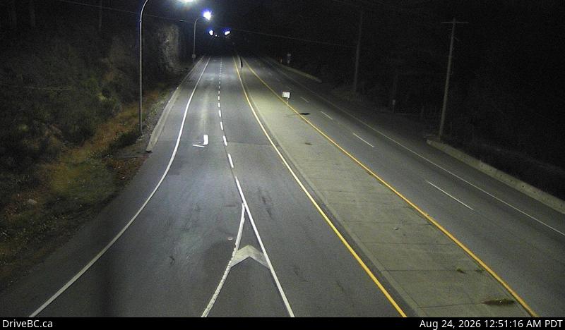 DriveBC webcam: Malahat Drive — North on Highway 1 (Malahat)