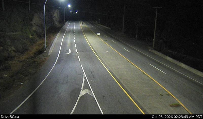 DriveBC webcam: Malahat Drive — North on Highway 1 (Malahat)