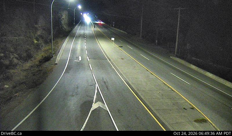 DriveBC webcam: Malahat Drive — North on Highway 1 (Malahat)
