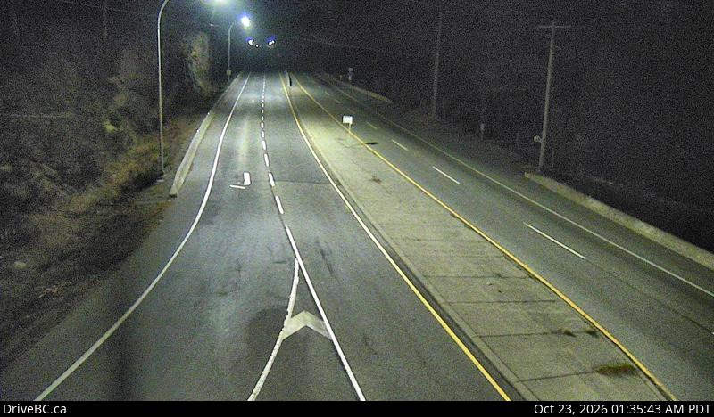 DriveBC webcam: Malahat Drive — North on Highway 1 (Malahat)