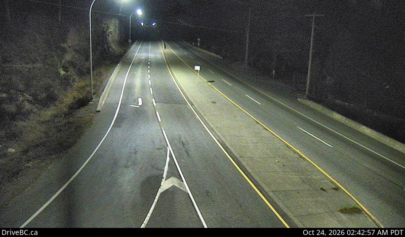DriveBC webcam: Malahat Drive — North on Highway 1 (Malahat)