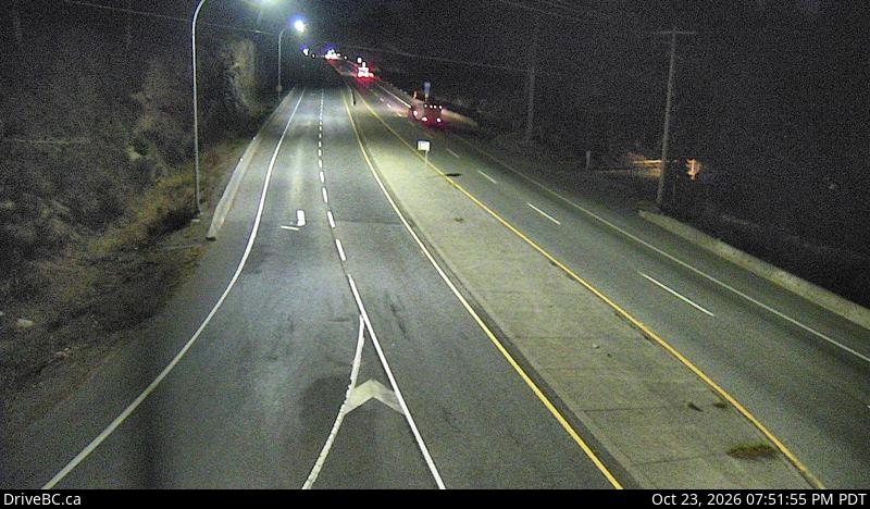 DriveBC webcam: Malahat Drive — North on Highway 1 (Malahat)