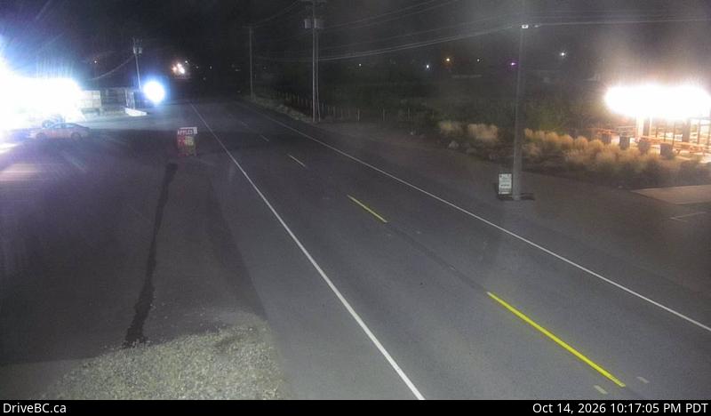 DriveBC webcam: Keremeos — East on Highway 3 (Hope-Princeton)