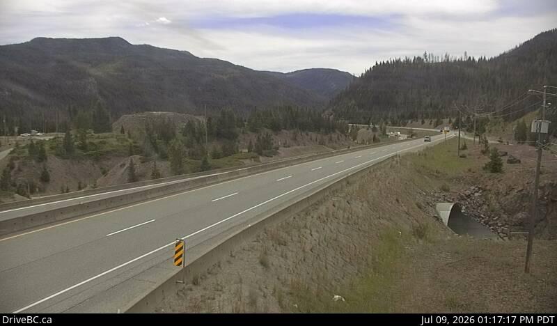 Larson Hill — South — Hwy 5 about 36 km south of Merritt, looking south