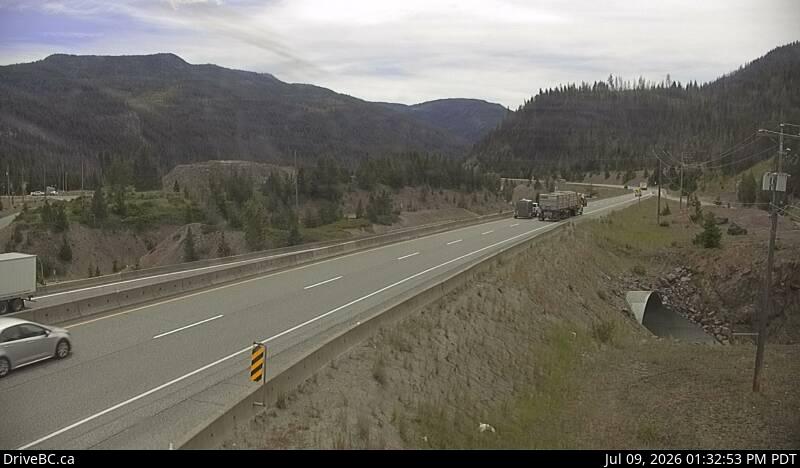 Larson Hill — South — Hwy 5 about 36 km south of Merritt, looking south