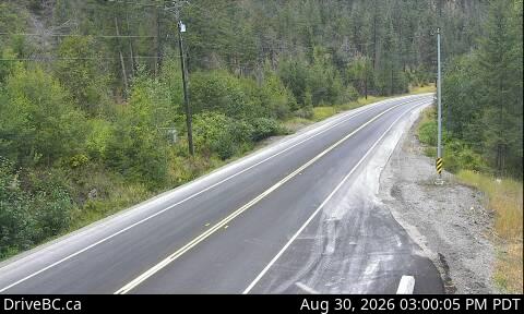 DriveBC webcam: Bromley Rock — West on Highway 3 (Hope-Princeton)