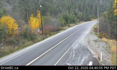Live DriveBC webcam: Bromley Rock — West on Highway 3 (Hope-Princeton)