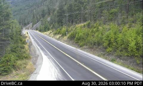 DriveBC webcam: Bromley Rock — East on Highway 3 (Hope-Princeton)