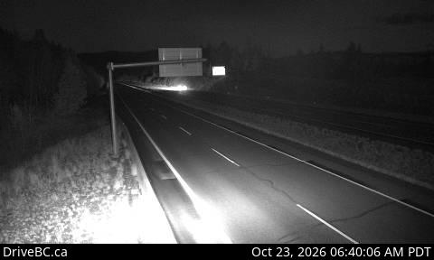 Live DriveBC webcam: Pothole Lake — Westbound on Highway 97C (Okanagan Connector)
