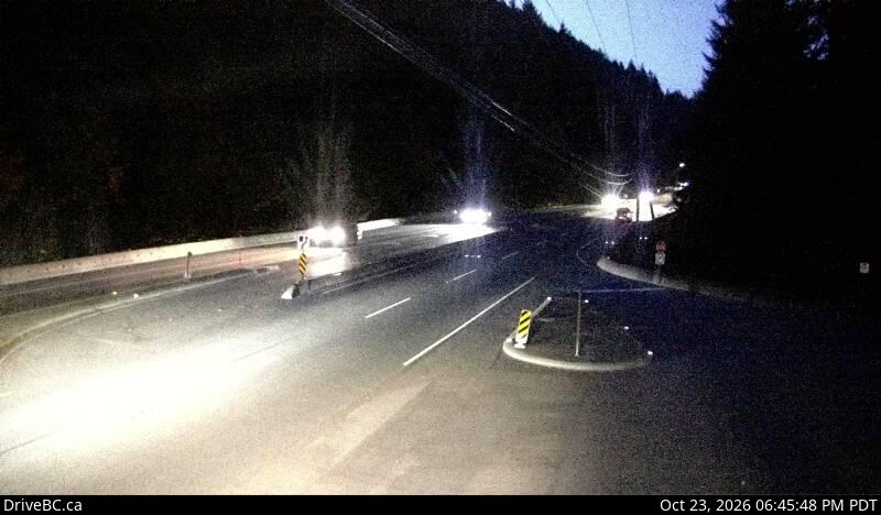 DriveBC webcam: Malahat at Tunnel Hill — North on Highway 1 (Malahat)