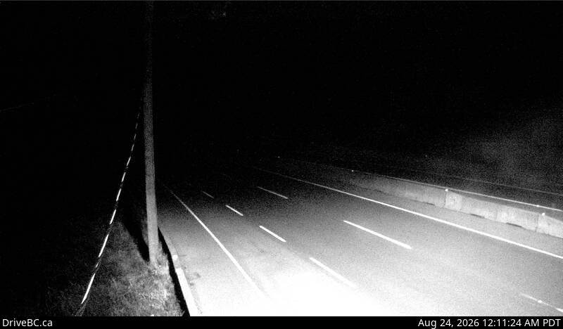 DriveBC webcam: Malahat at Tunnel Hill — South on Highway 1 (Malahat)