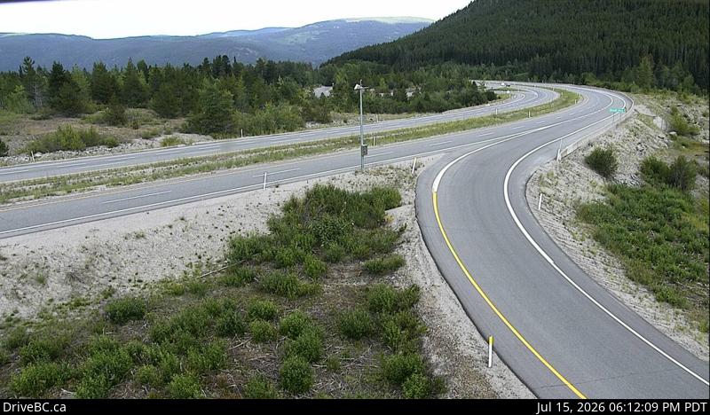 DriveBC webcam: Brenda Mine — Eastbound on Highway 97C (Okanagan Connector)