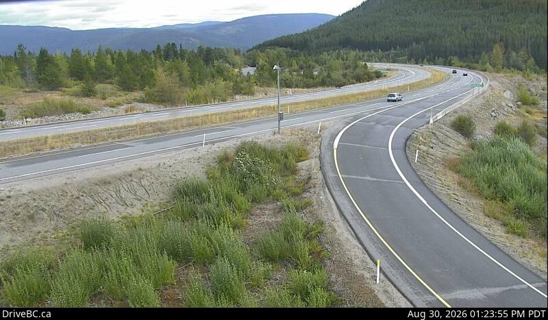 Live DriveBC webcam: Brenda Mine — Eastbound on Highway 97C (Okanagan Connector)