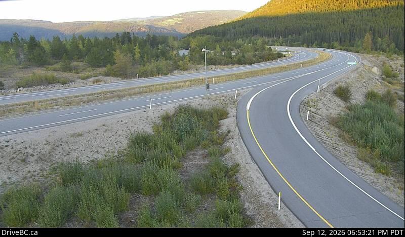 Live DriveBC webcam: Brenda Mine — Eastbound on Highway 97C (Okanagan Connector)