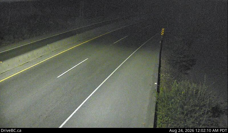 DriveBC webcam: Goldstream Park — North on Highway 1 (Malahat)
