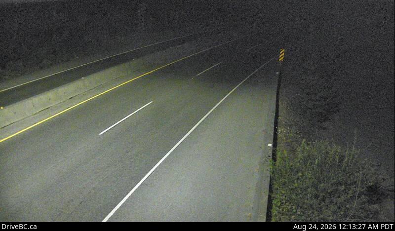 DriveBC webcam: Goldstream Park — North on Highway 1 (Malahat)