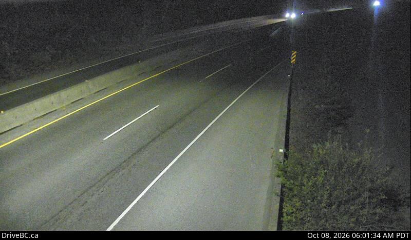 DriveBC webcam: Goldstream Park — North on Highway 1 (Malahat)
