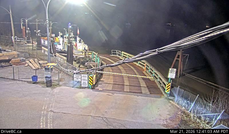 Port Kells, at Barnston Ferry Landing, looking west.
