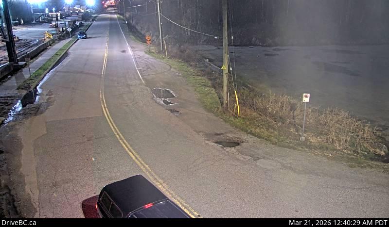 Port Kells, at Barnston Ferry Landing, looking east.